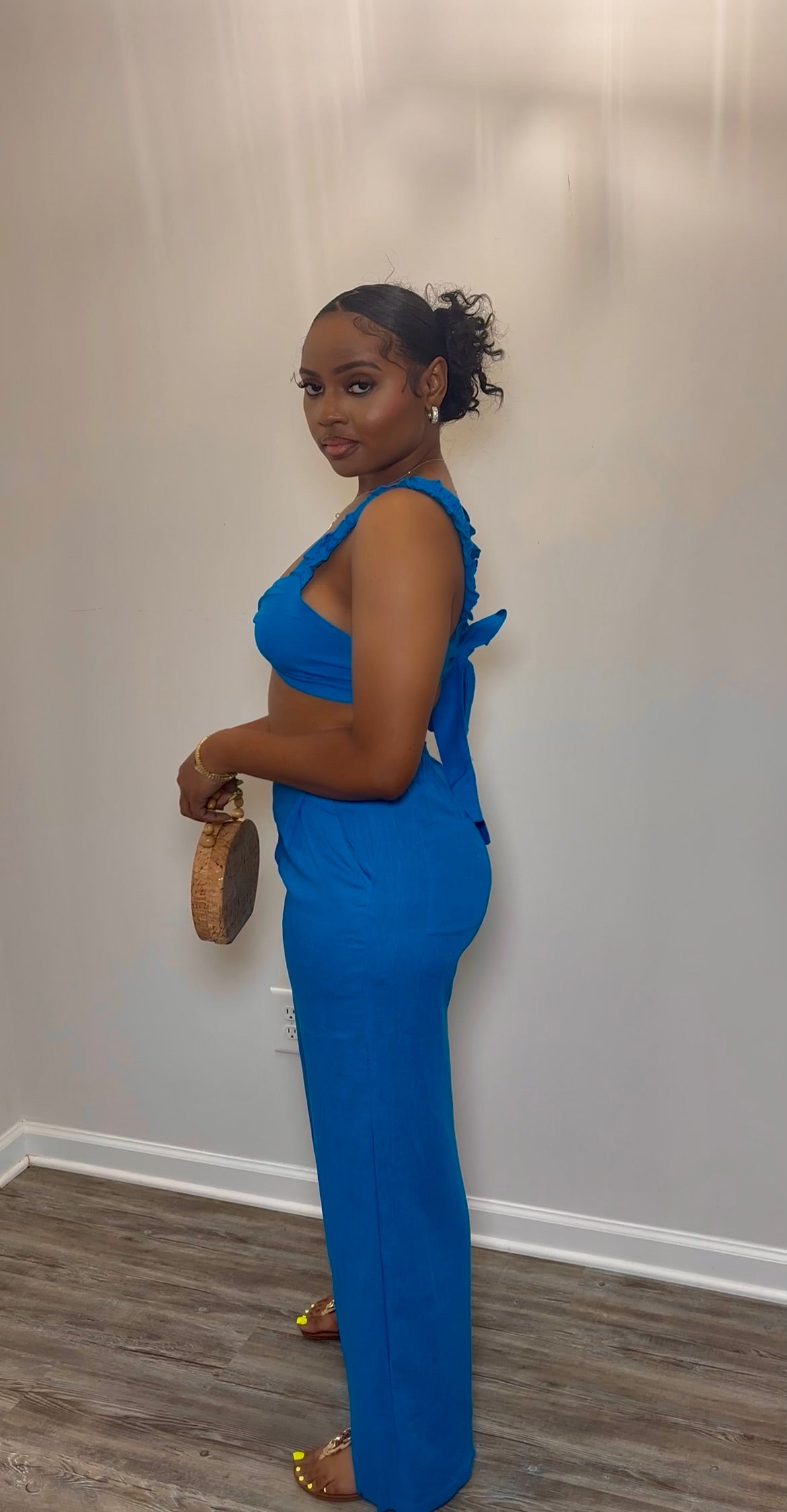 Blue Me Away Pants Set